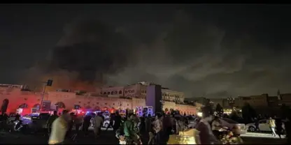 Erbil Kaymakamı: Çıkan yangında 370'ten fazla dükkan küle döndü! 