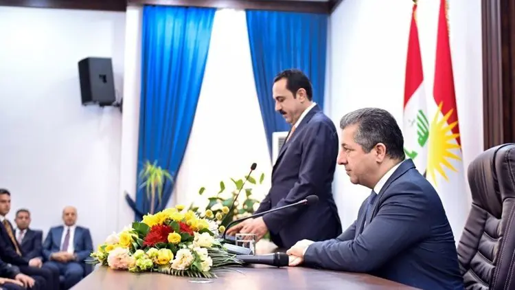 Mesrur Barzani, Erbil Valisi ve idari yetkililerle görüstü