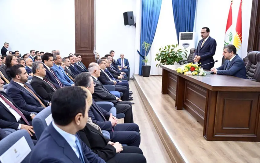 Serokwezîr Barzanî bi berpirsên Parêzgeha Hewlêrê re civiya