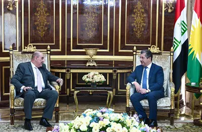 مەسروور بارزانی و کونسووڵی نوێی میسر پەرەپێدانی پەیوەندییەکانیان تاوتوێ کرد