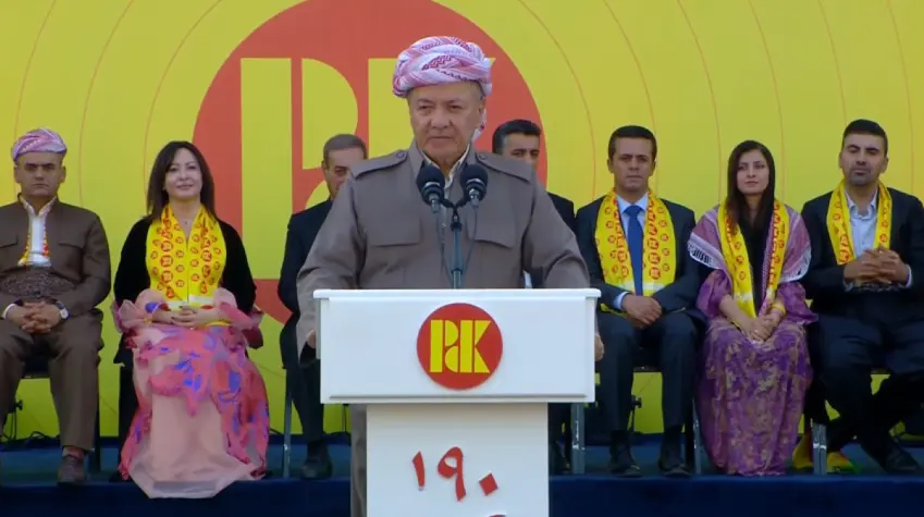 Serok Barzanî besdarî mîtinga mezin a Hewlêrê bû: PDK yekemîn bû, wê dîsa bibe yekemîn