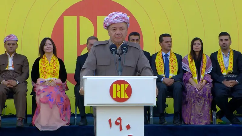 دەقی ووتارەکەی سەرۆك بارزانی لە كەرنەڤاڵی جەماوەری هەولێر