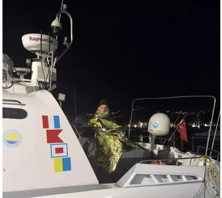 Mugla’da düzensiz göçmen kurtarildi