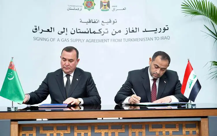 Iraq û Turkmenistan peymana gaza xwezayî îmza kirin