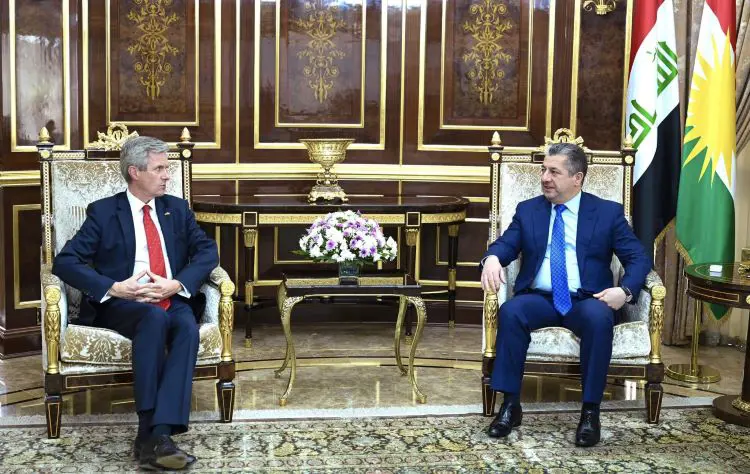 سەرۆکی حکوومەت پێشوازی لە کونسووڵی گشتی نوێی ئاڵمانیا کرد