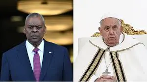 ABD Savunma Bakani, Papa ile küresel güvenlik sorunlarini görüstü
