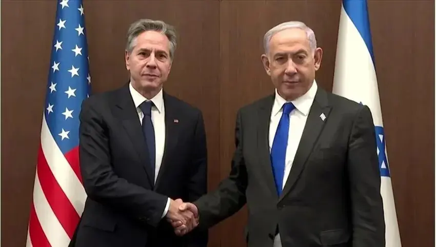 Lubnan | Netanyahu û Blinken civiyan