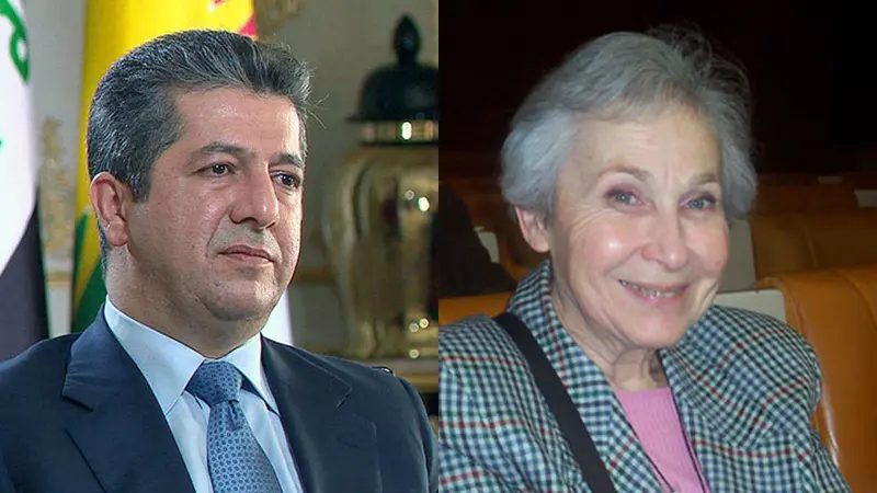 Ji Mesrûr Barzanî peyama sersaxiyê bo Prof. Joyce Blau