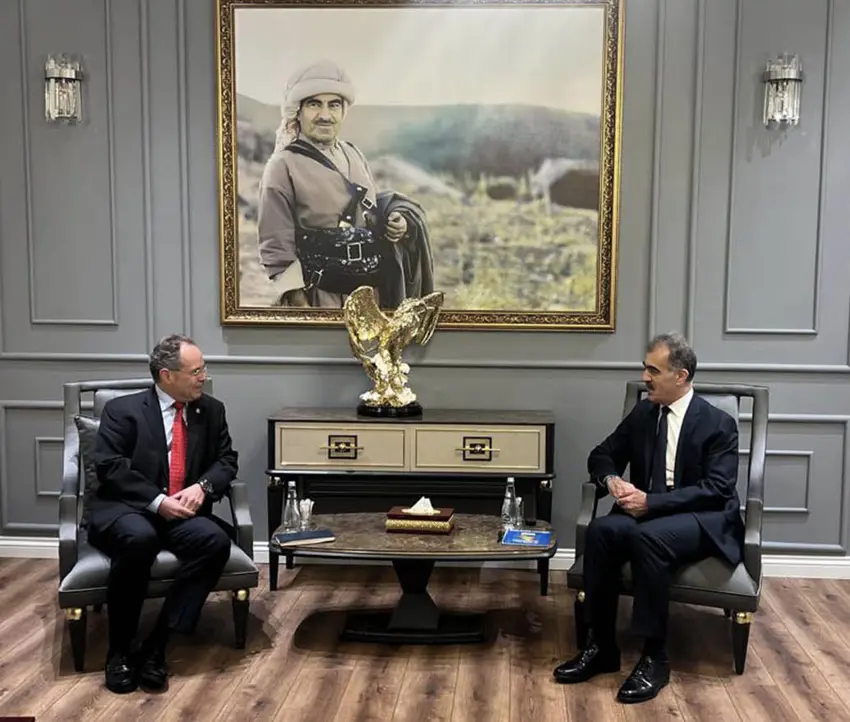 Sefin Dizeyi ile Isviçre'nin yeni Irak Büyükelçisi görüstü