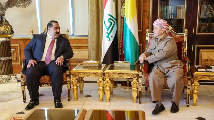 Mesud Barzani Azim Koalisyonu Baskani Samarrayi’yi kabul etti