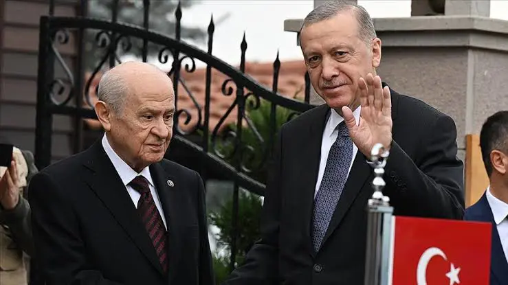 Erdogan ile Bahçeli bir araya geldi
