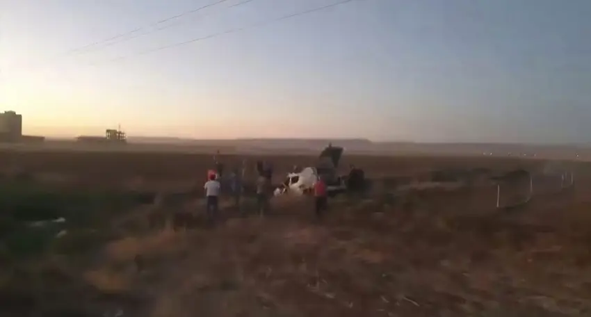 Rojava'da bir araca SIHA'li saldiri!
