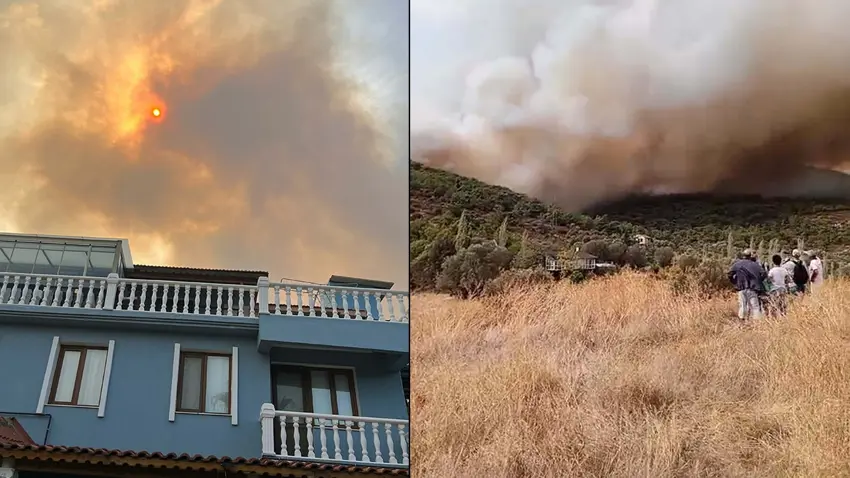 Navça Foça ya gestûguzariyê di nav dûmana agir de wenda bû
