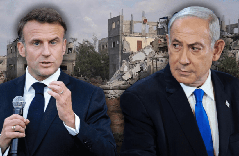 Netanyahu’dan Macron’a tepki: Kendinden utanmali!