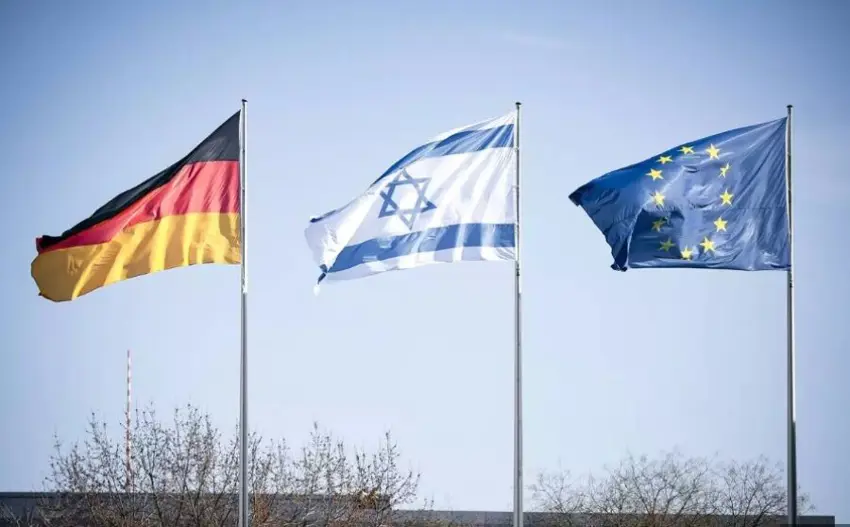 ئاڵمانیا "بەشێوەیەکی کاتی" هەناردەکردنی چەکی بۆ ئیسرائیل قەدەغە کرد