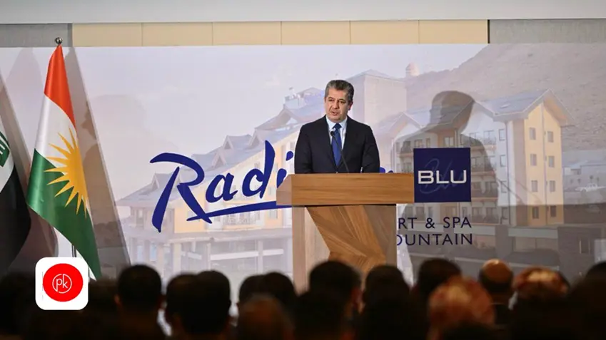 Mesrûr Barzanî li Çiyayê Korekê Hotêla Radison Blue vekir: Kurd dikarin çiyayan bikin cihên gestiyarê jî!