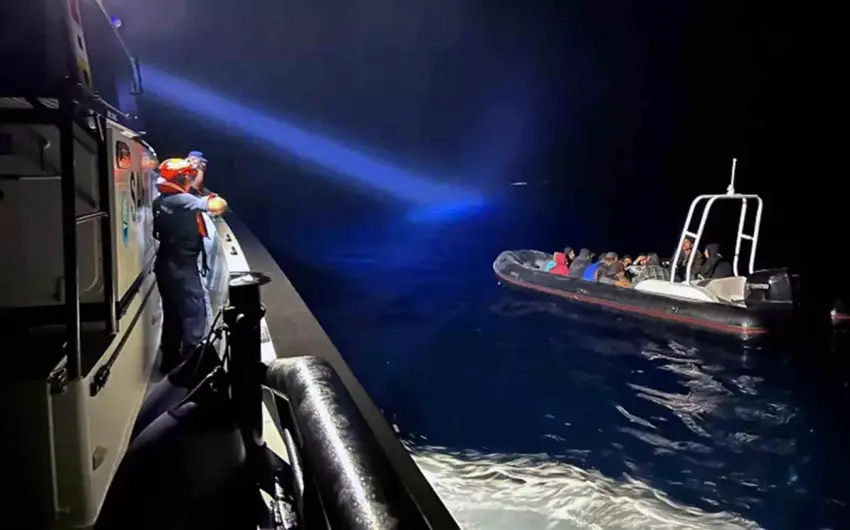 Mugla'da 17 düzensiz göçmen yakalandi!