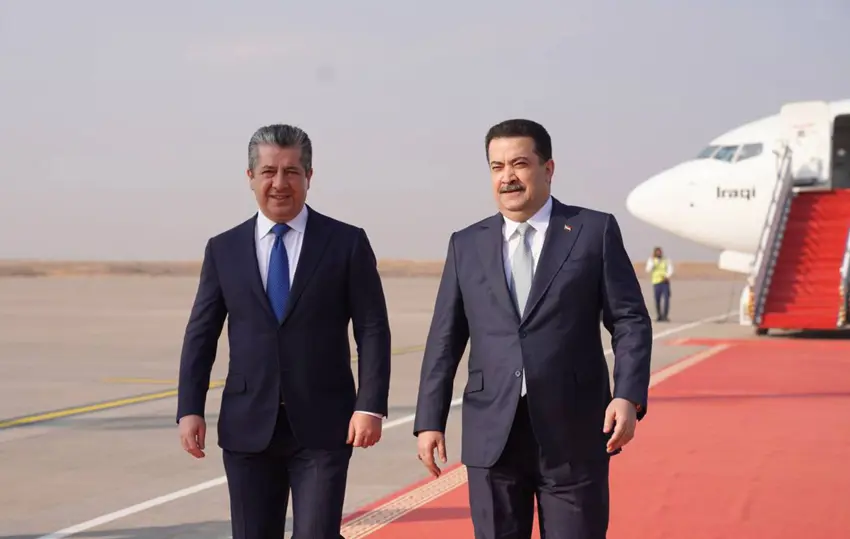 Irak Basbakani Sudani Erbil'de