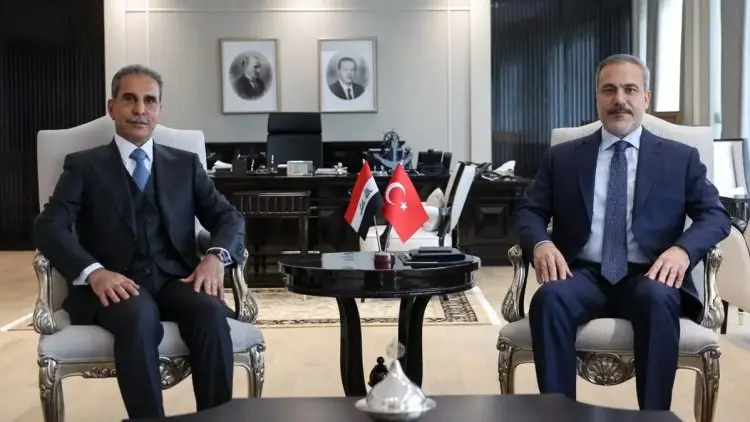Hakan Fidan Irak Yüksek Yargi Konseyi Baskani ile bir araya geldi