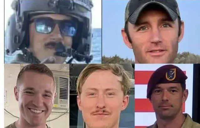 5 هێزی دەریایی ئەمریکا لە کەوتنەخوارەوەی هەلیکۆپتەرێکدا لە دەریای ناوەڕاست گیانیان لەدەستدا!