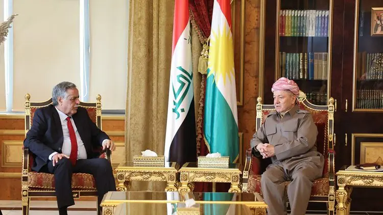 Mesud Barzani ve Anbar Birlesik Koalisyonu heyeti ile görüstü