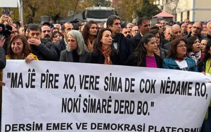 Li Dêrsimê li dijî qeyûm meş hate lidarxistin