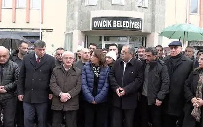 Li Ovacıkê, heyeta CHPê bi şaredarê Ovacıkê Mustafa Sarıgül re daxwuyanî da