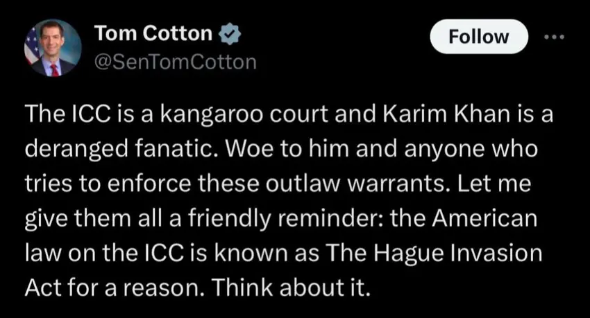 سیناتۆرەکانی ئەمریکا هۆشداری دەدەن سەبارەت بە ئەگەری دەستگیرکردنی ناتانیاهوو