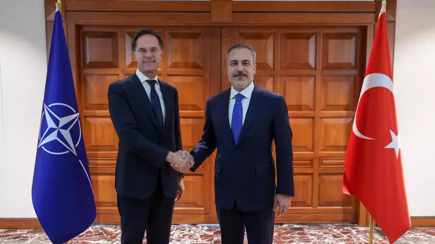 Hakan Fidan ile NATO Genel Sekreteri görüstü