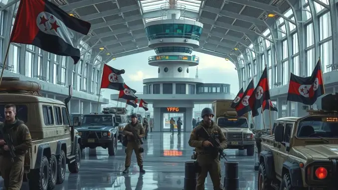 SOHR: Grûben muxalif balafirgeha Helebê xistin destê xwe