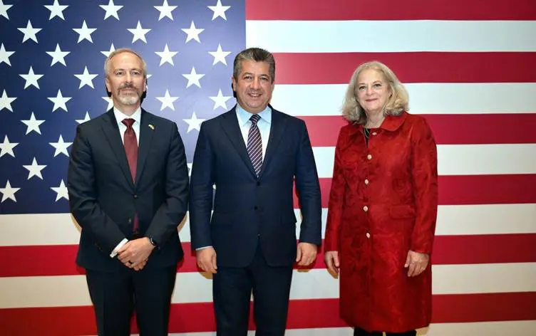 Mesrûr Barzanî tevlî resepsiyona ‘Roja Serxwebûna Amerîkayê’ bû