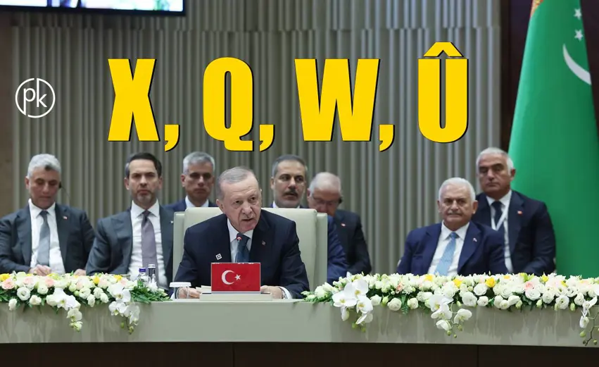 Erdogan ragihand: 4 herfên Kurdî jî dikevin alfabeya Tirkî