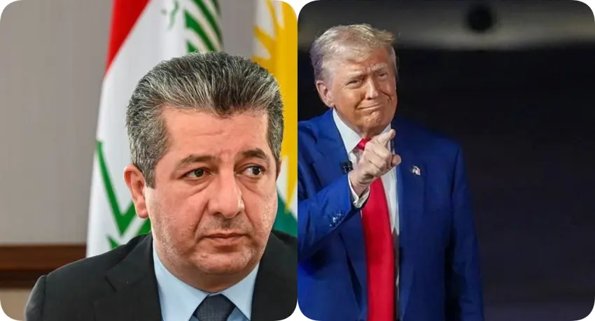 Serokwezîr Mesrûr Barzanî pîrozbahî li Trump kir