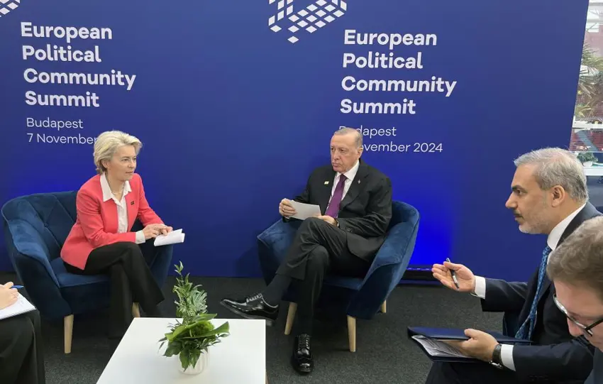 Erdogan bi Seroka Komîsyona Ewropa Ursula von der Leyen re hevdîtin kir