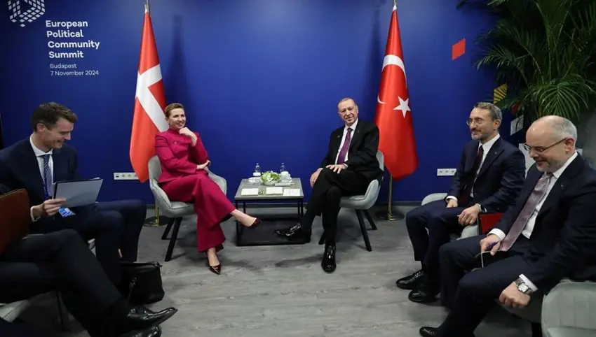 Tayip Erdogan bi serokwezîra Danîmarkayê bi Frederiksen re hevdîtin kir