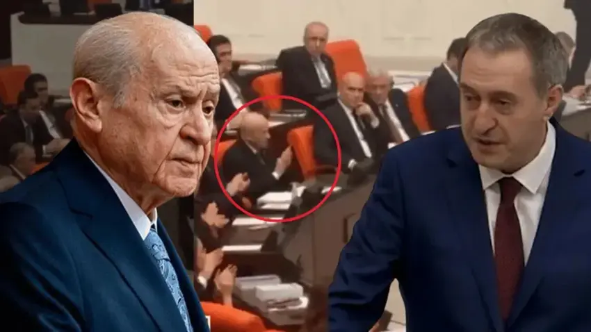 Devlet Bahçeli bi deqîqeyan ji bo Bakirhan li çepikan da