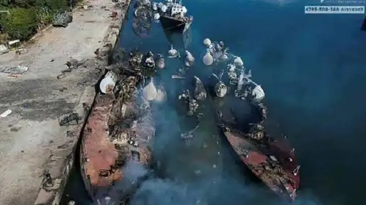 Israil Savunma Bakani açikladi! Suriye donanmasinin filosu yok oldu!