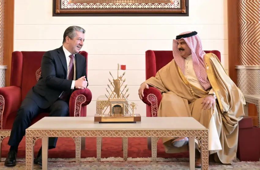 Mesrûr Barzanî û Sahê Behreynê seferên rasterast û vekirina konsulxaneyê gotûbêj kirin