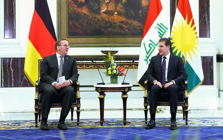 Neçirvan Barzani ve Almanya Savunma Bakani arasinda diplomatik görüsme