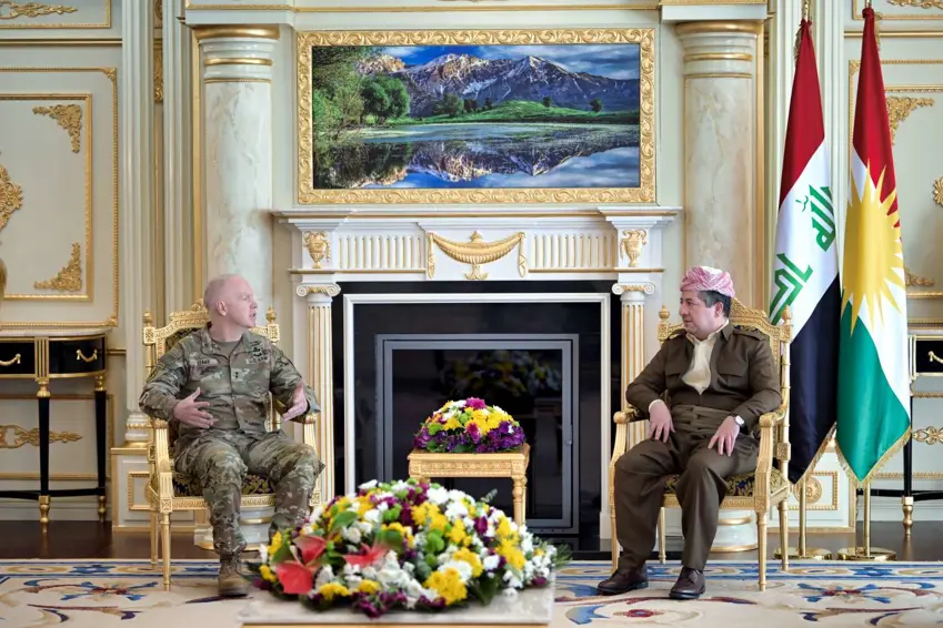 Mesrûr Barzanî û Generalê Amerîkî civiyan: Divê li Sûriyê mafê gelê Kurd bê parastin
