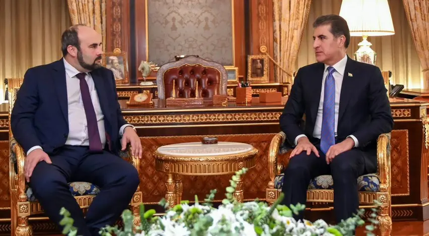 Nêçîrvan Barzanî pêswazî li Balyozê nû yê Çîkê kir