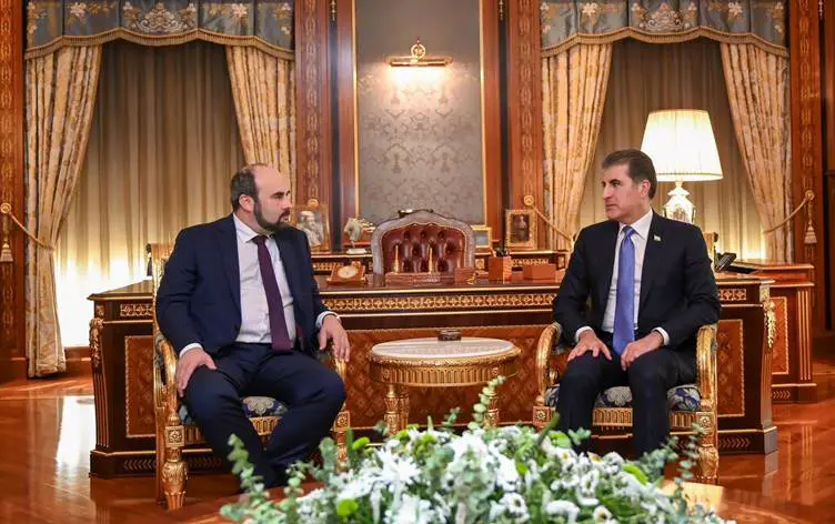 Neçirvan Barzani, Çek Cumhuriyeti’nin yeni büyükelçisi ile görüstü