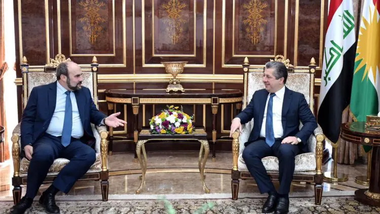 Mesrûr Barzanî pêswaziya Balyozê nû yê Komara Çekyayê yê li Iraqê kir