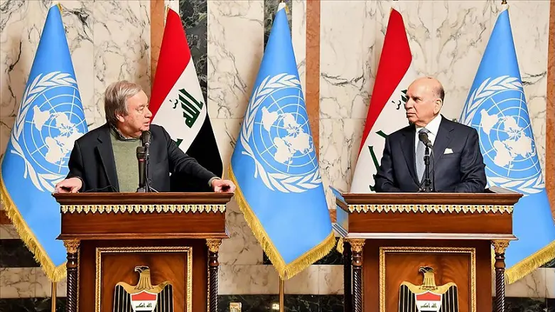 Fuad Husên û Antonio Guterres li ser Sûriyê gotûbêj kirin