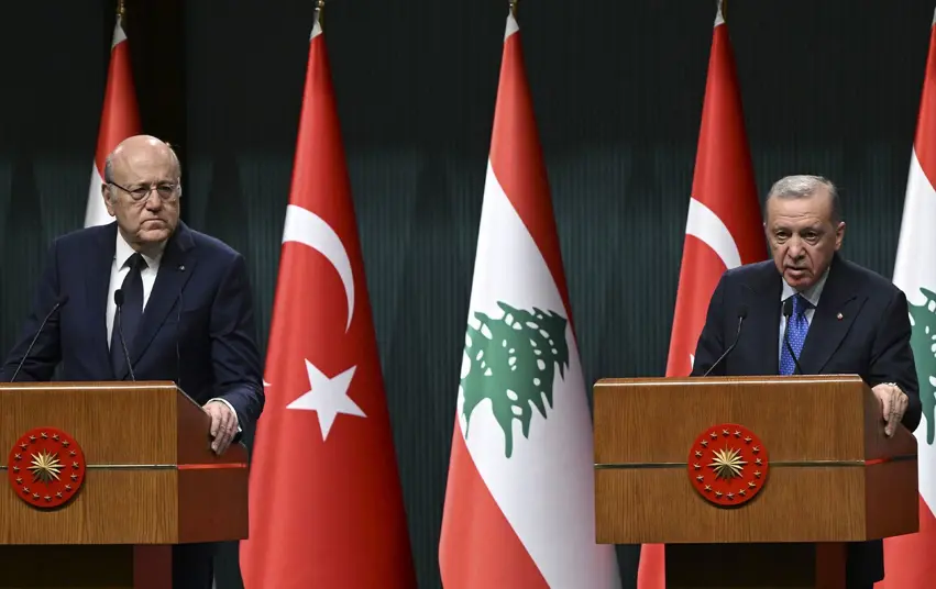 Lübnan’da konusan Erdogan’dan israil ve Suriye mesaji