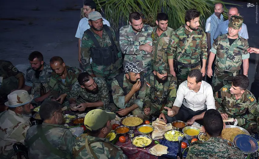 بەشار ئەسەد لە ژووری جەنگ