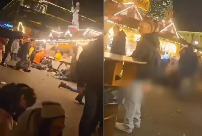 Li Almanya kesekî bi erebê êrîsê nav bazara Noelê kir: 11 mirî û 60 birîndar hene