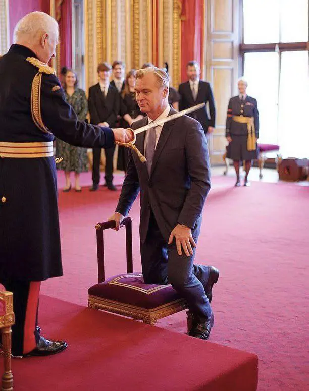 کریستوفر ئێدوارد نۆلان، دەرهێنەری بەناوبانگی سینەما، نازناوی سێری وەرگرت