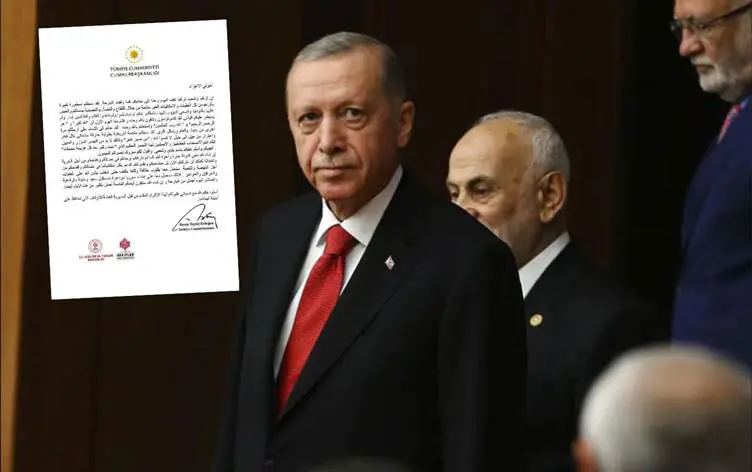 Tayyip Erdoğan'dan Suriye halkına mektup 