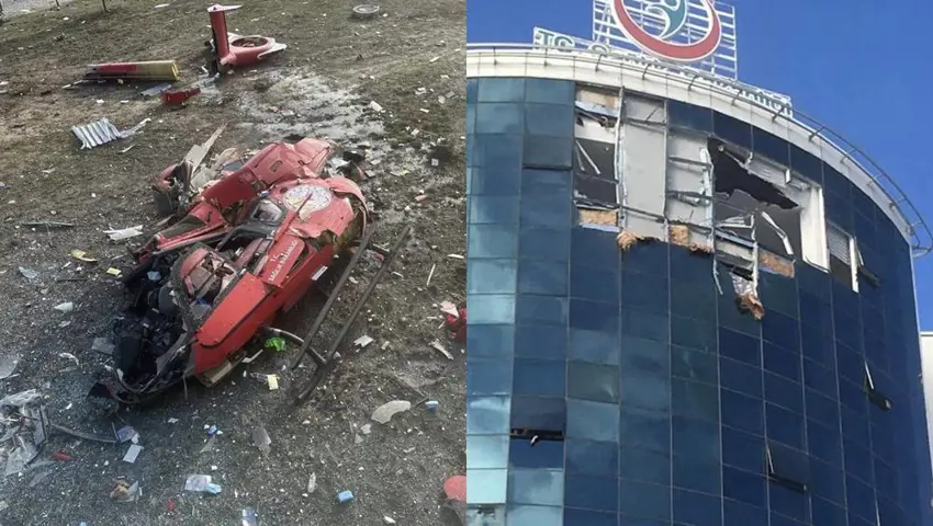 Li Mugla ya Tirkiyê Helîkoptera Ambulans li hewsa nexwesxanê ket: 4 mirî